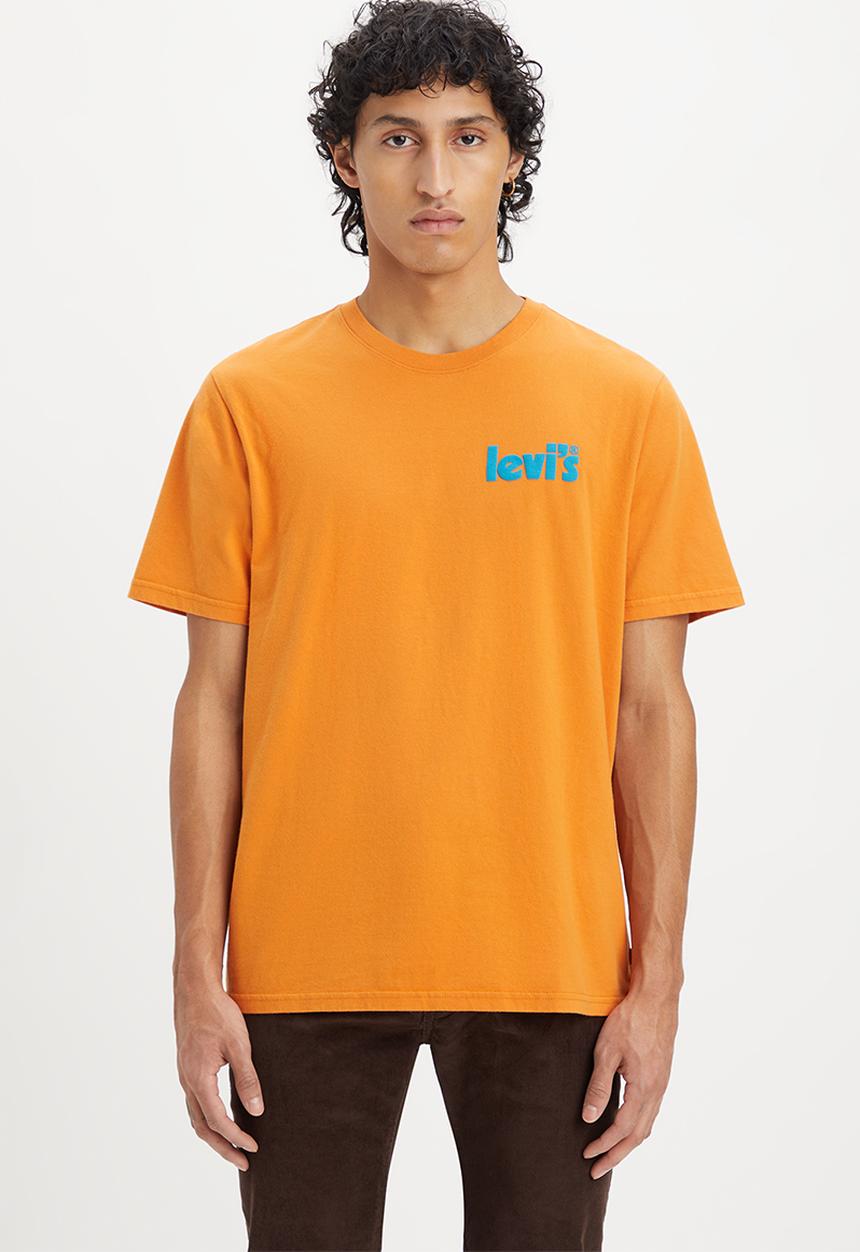Levi’s® - Short sleeve relaxed fit tee za - poster logo desert sun