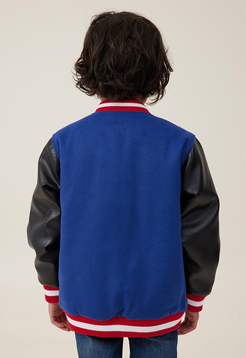 Cotton On - License bomber jacket - lcn mar in the navy/spiderman