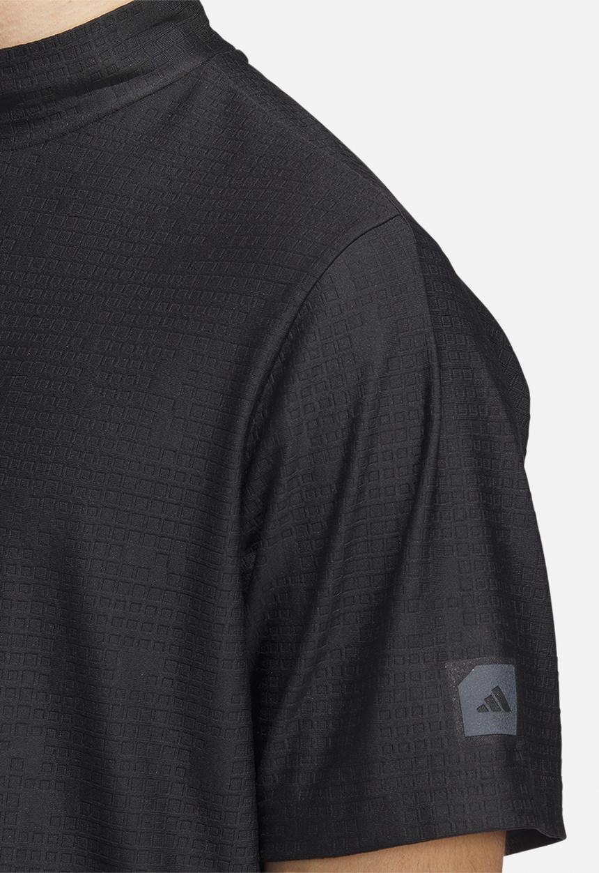 adidas Performance - Adicross mock neck polo  - black