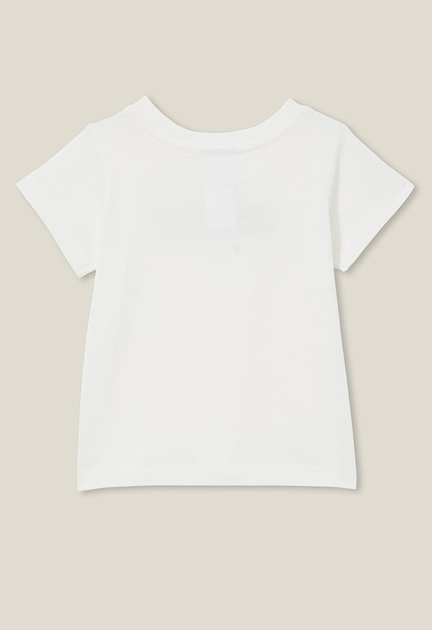 Cotton On - Jamie short sleeve tee - vanilla/taupy brown howzit