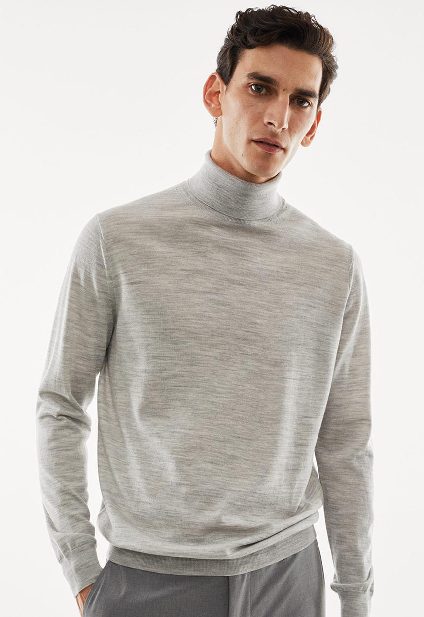 MANGO - Sweater willyt - light grey denim
