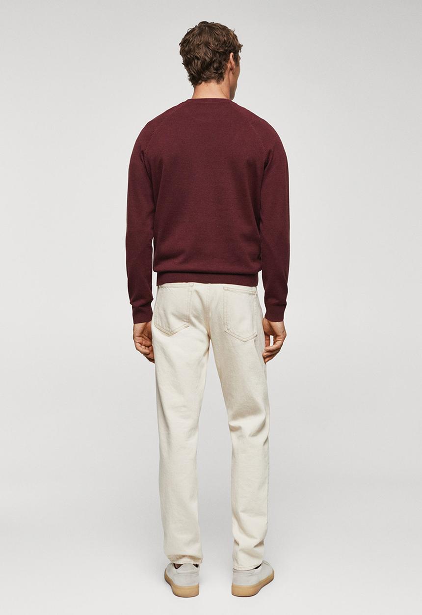 MANGO - Sweater ten - bordeaux 