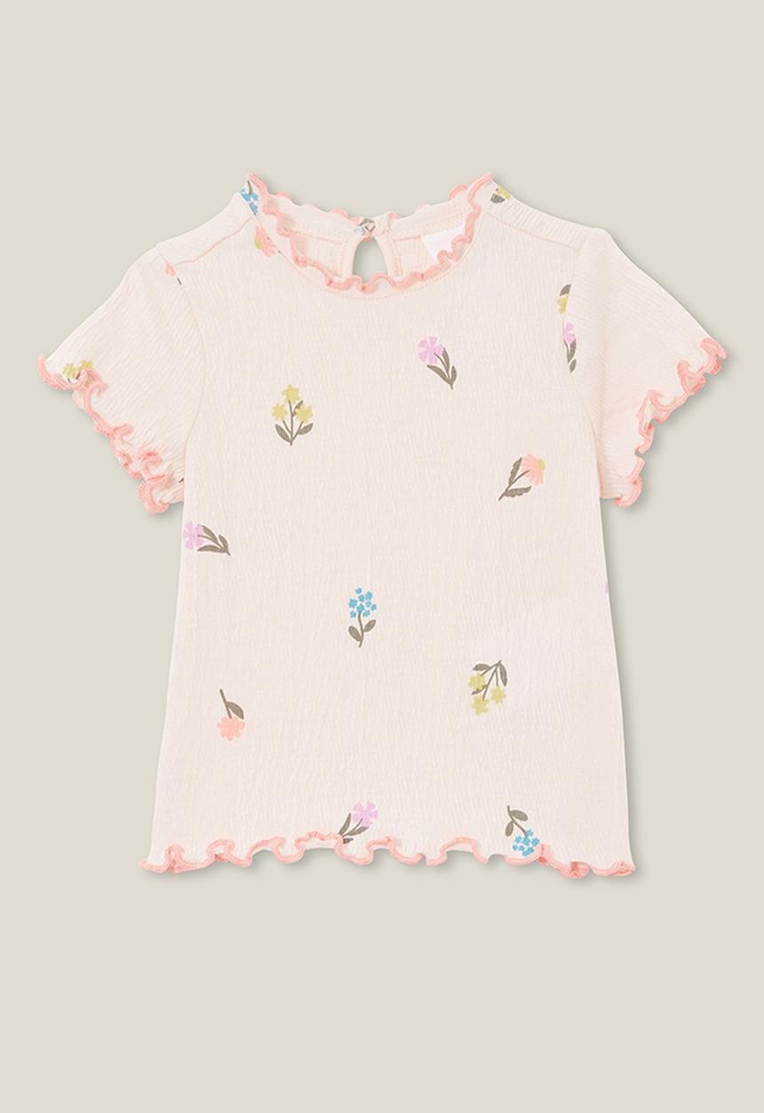 Cotton On - Elsie tee - crystal pink/mini floral