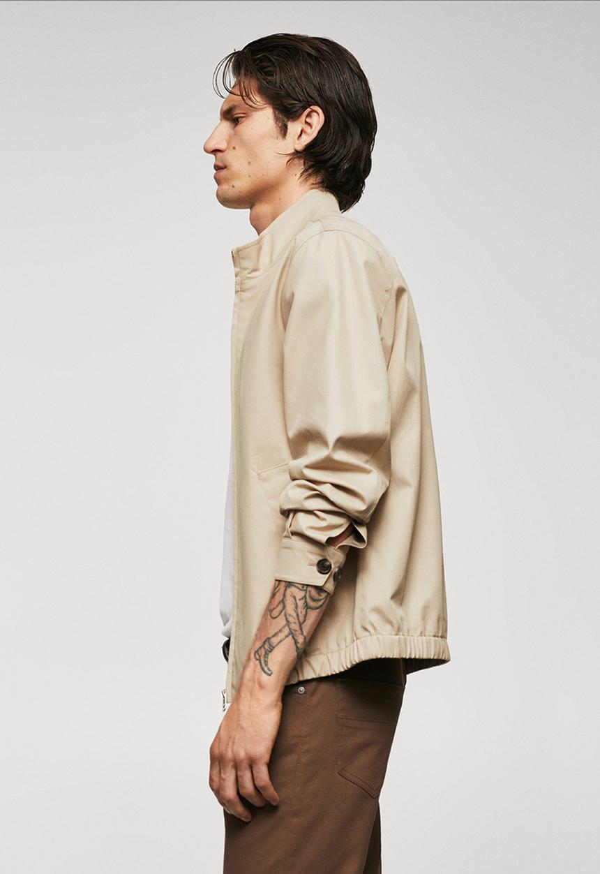 MANGO - Jacket talco - grey stone