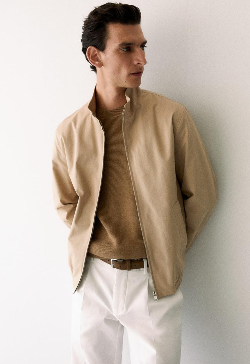 MANGO - Jacket talco - grey stone