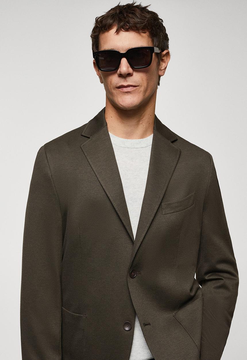 MANGO - Blazer aneto - green
