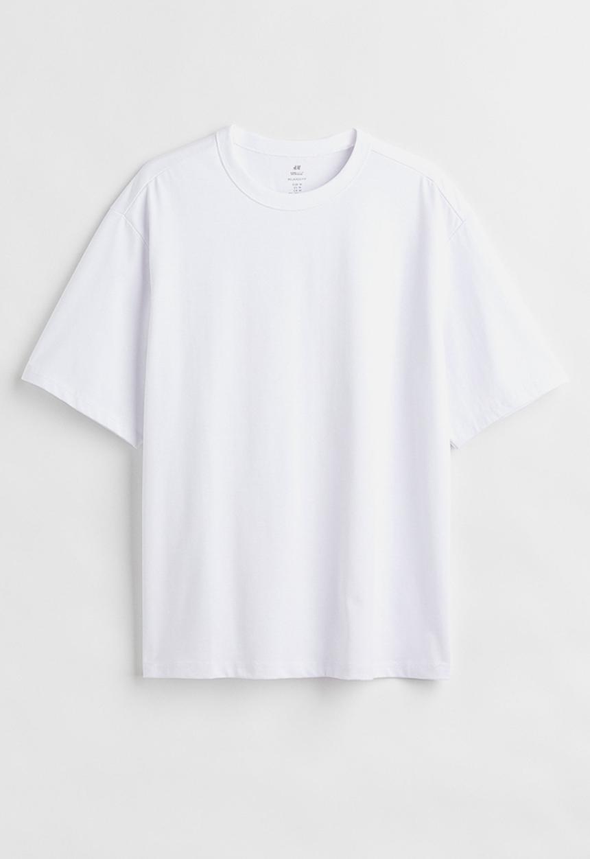 H&M - Coolmax® relaxed fit T-shirt - white