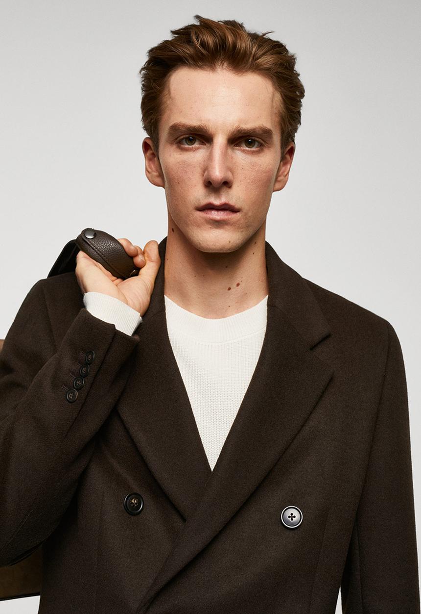MANGO - Coat barley - brown