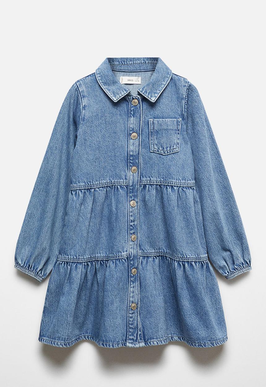 MANGO - Dress morgana - denim