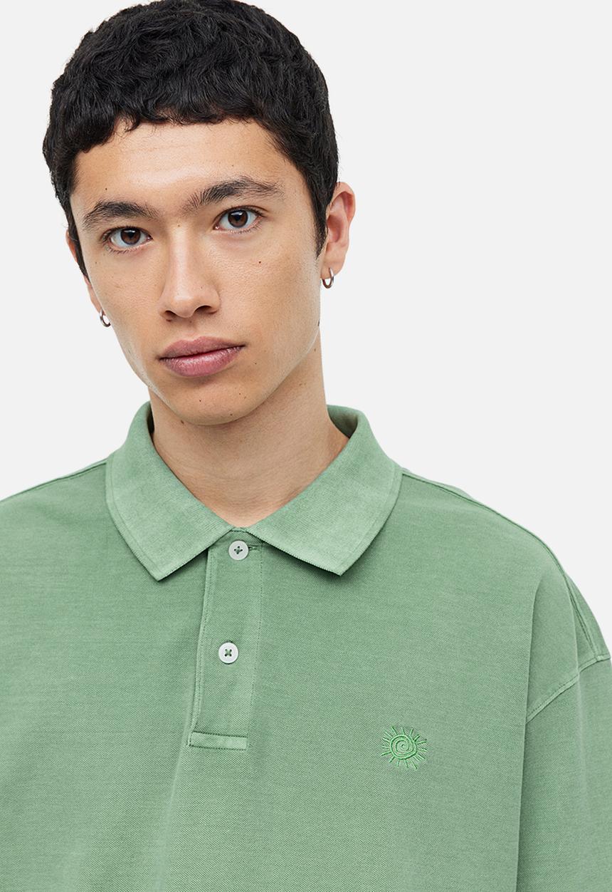 H&M - Relaxed fit polo shirt - green