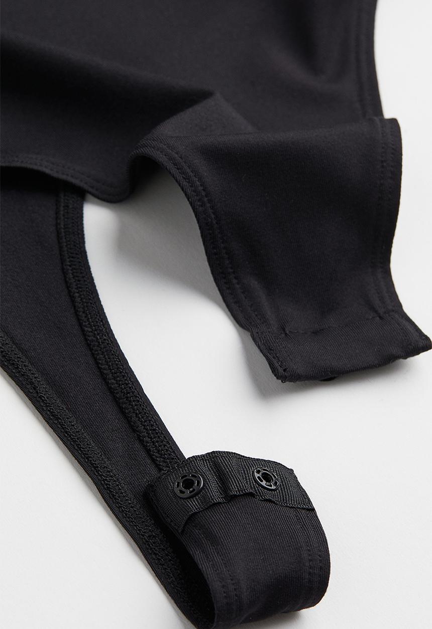 H&M - Jersey thong body - black