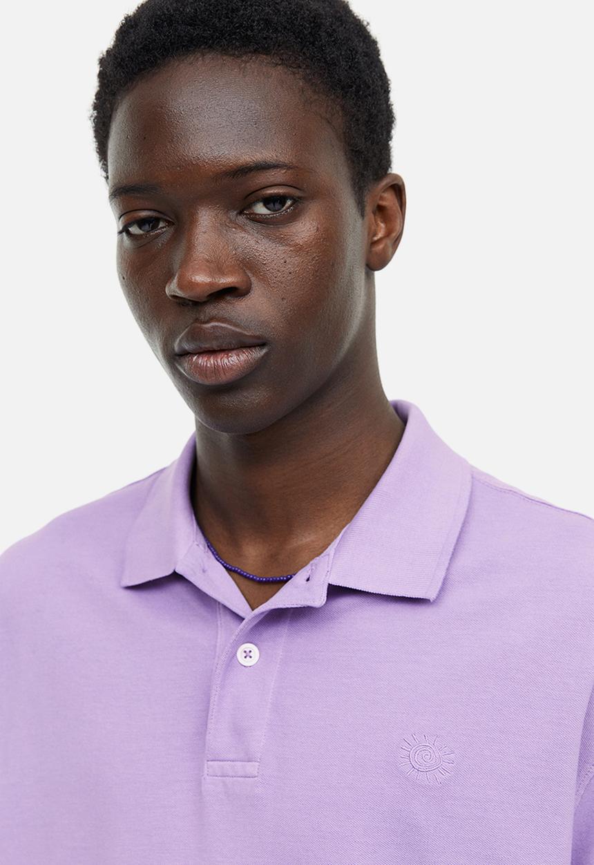 H&M - Relaxed fit polo shirt - purple