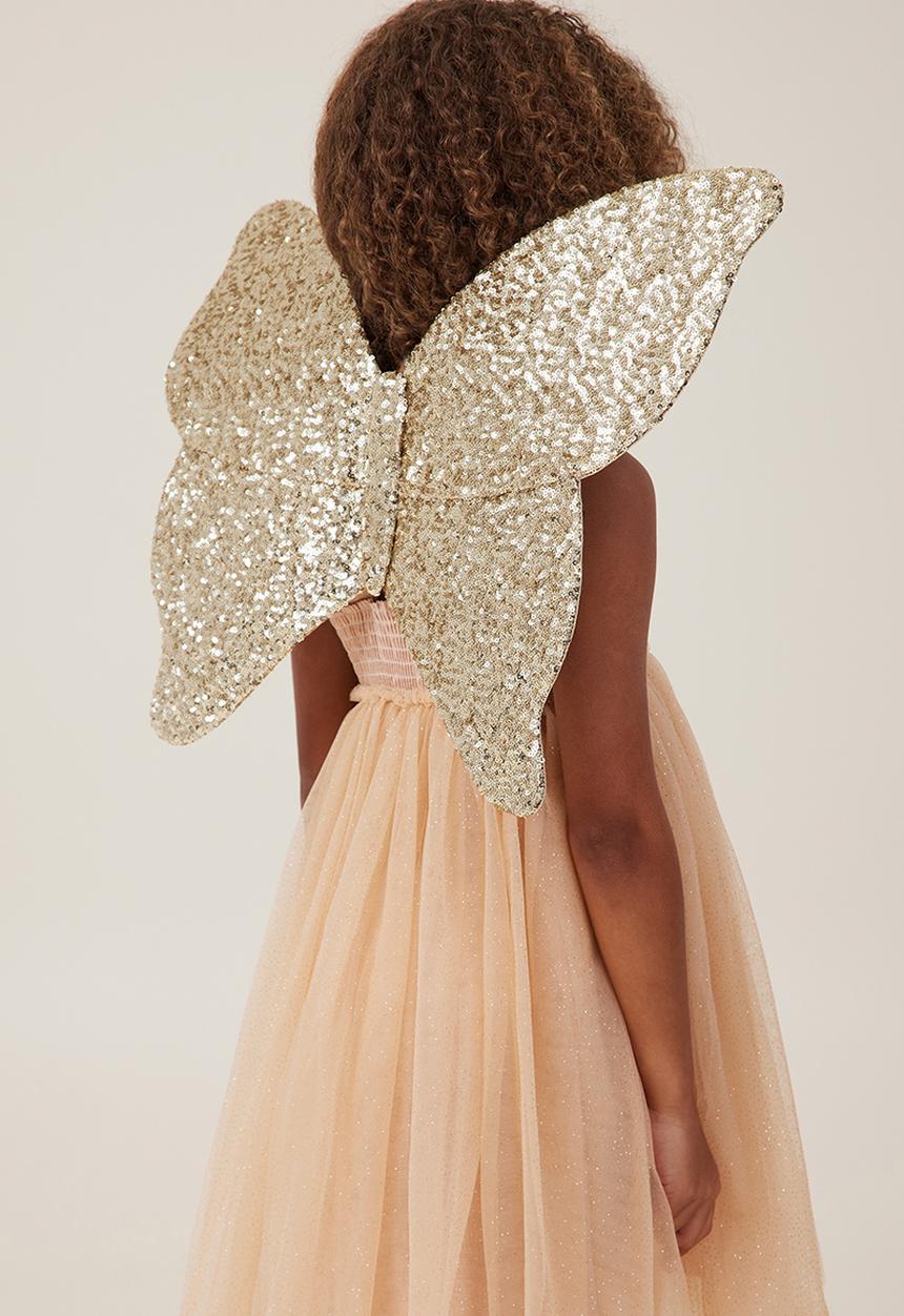 Cotton On - Kids butterfly wings - gold sequins