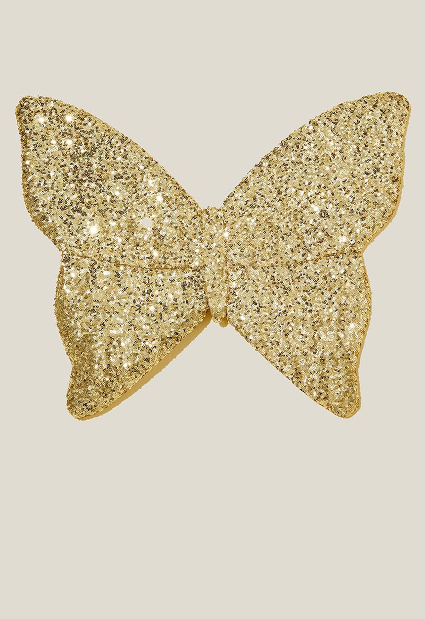 Cotton On - Kids butterfly wings - gold sequins