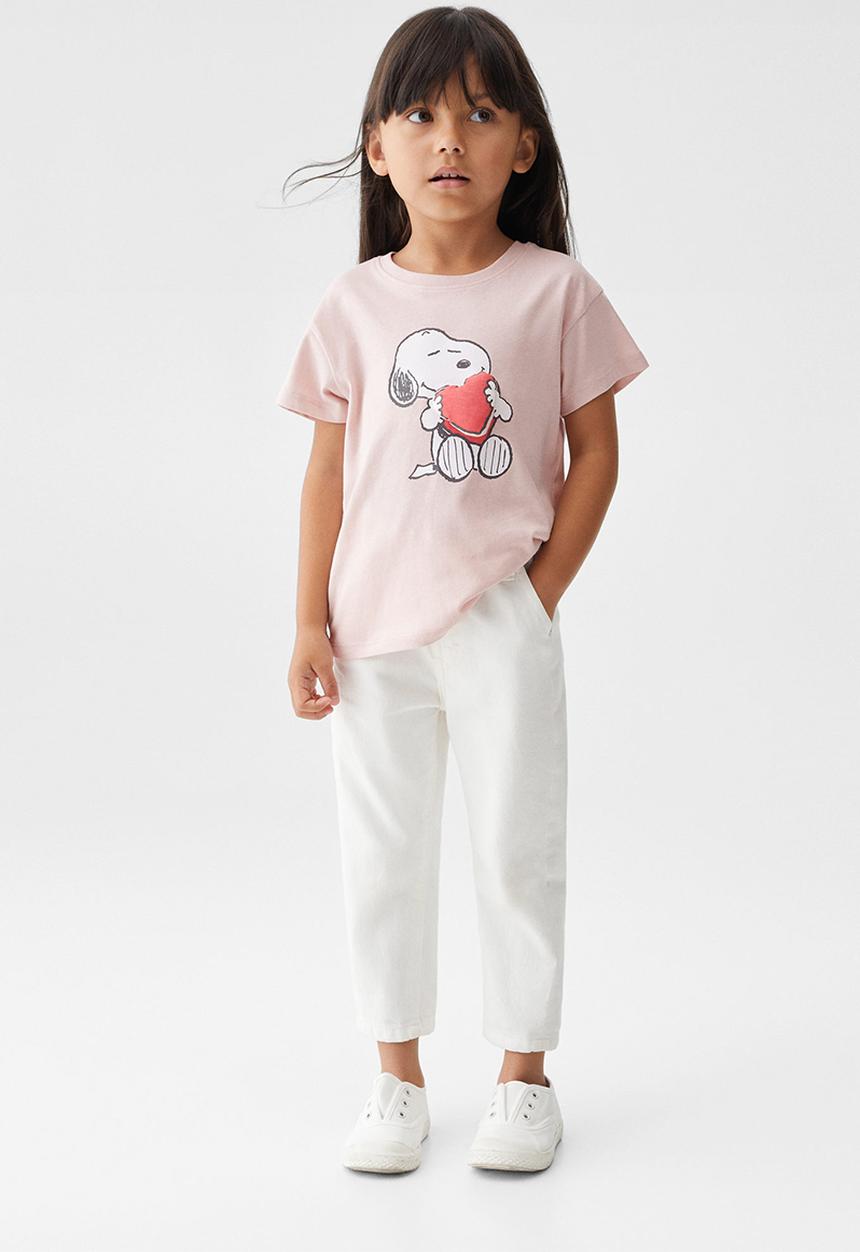 MANGO - T-shirt hugb - pink