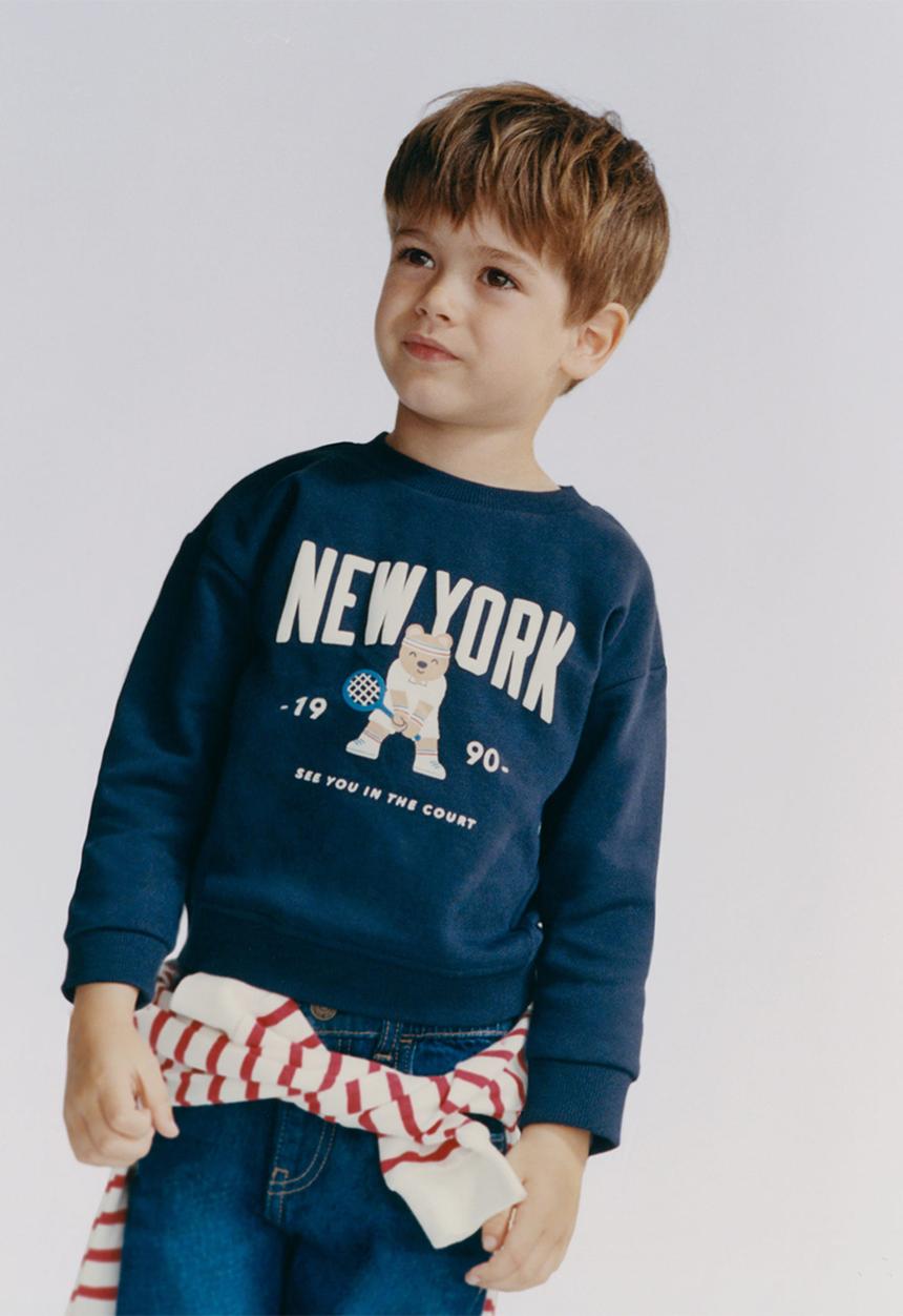 MANGO - Sweatshirt york - navy
