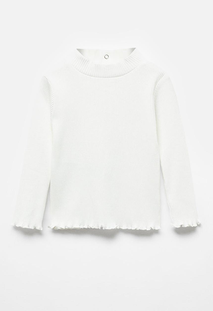 MANGO - T-shirt turbob - natural