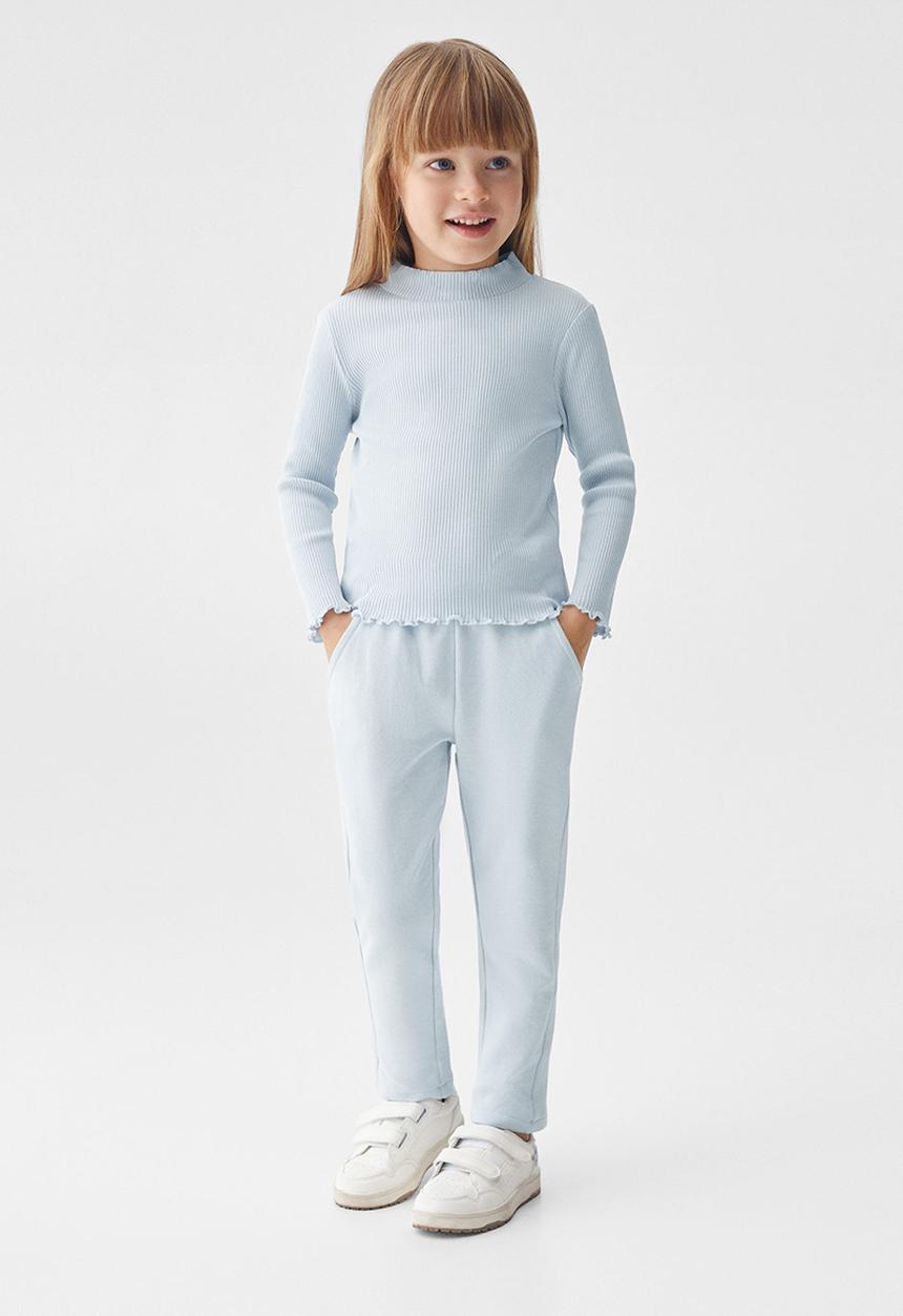 MANGO - T-shirt turbob - sky-blue