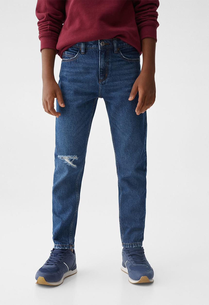MANGO - Jeans dad - blue