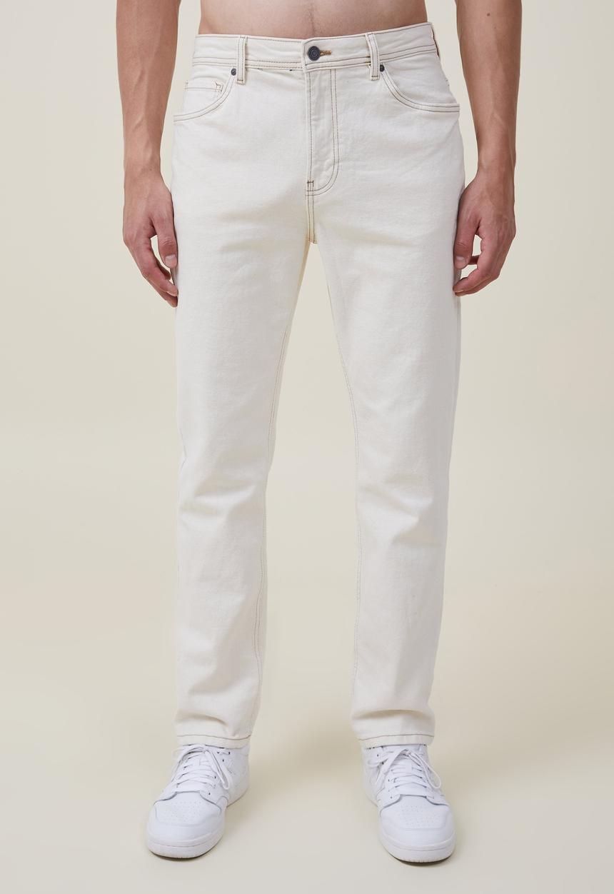 Cotton On - Slim straight jean - natural 