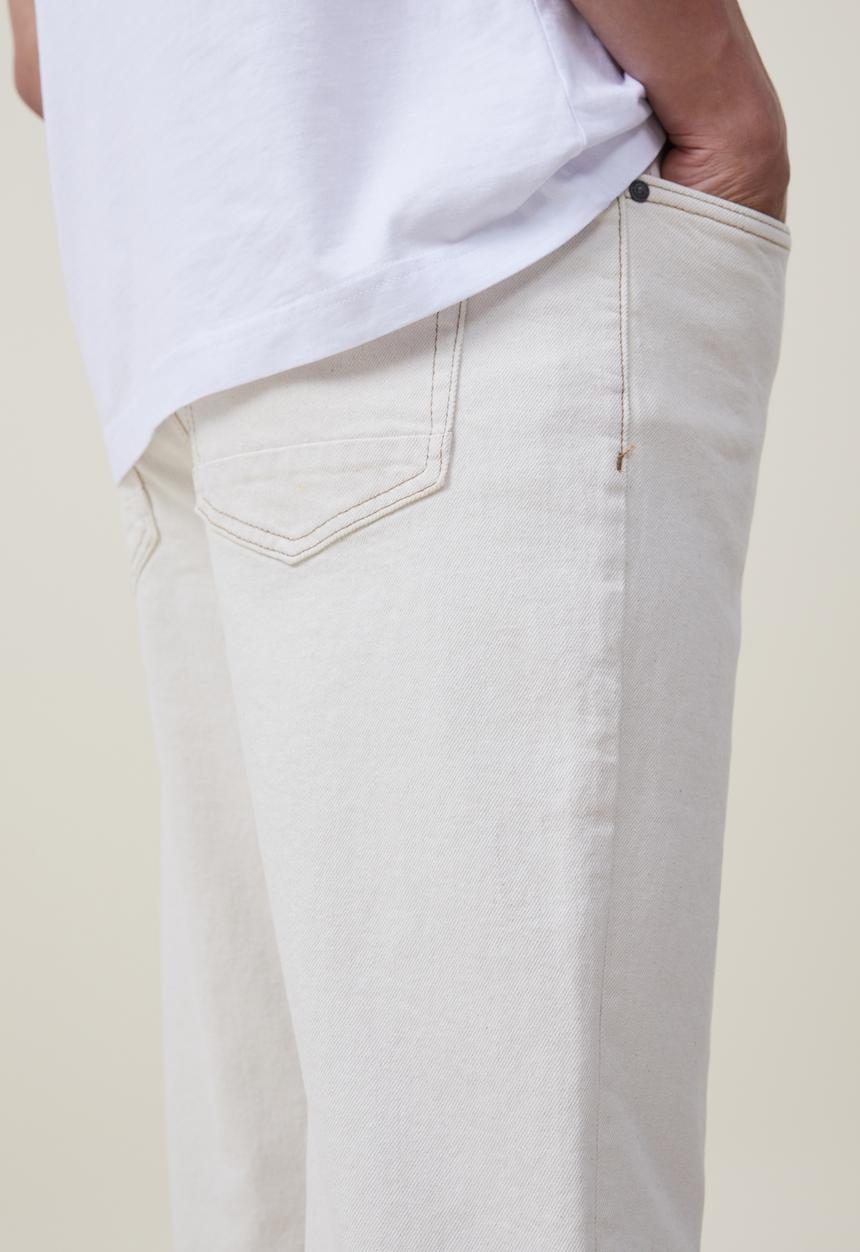 Cotton On - Slim straight jean - natural 