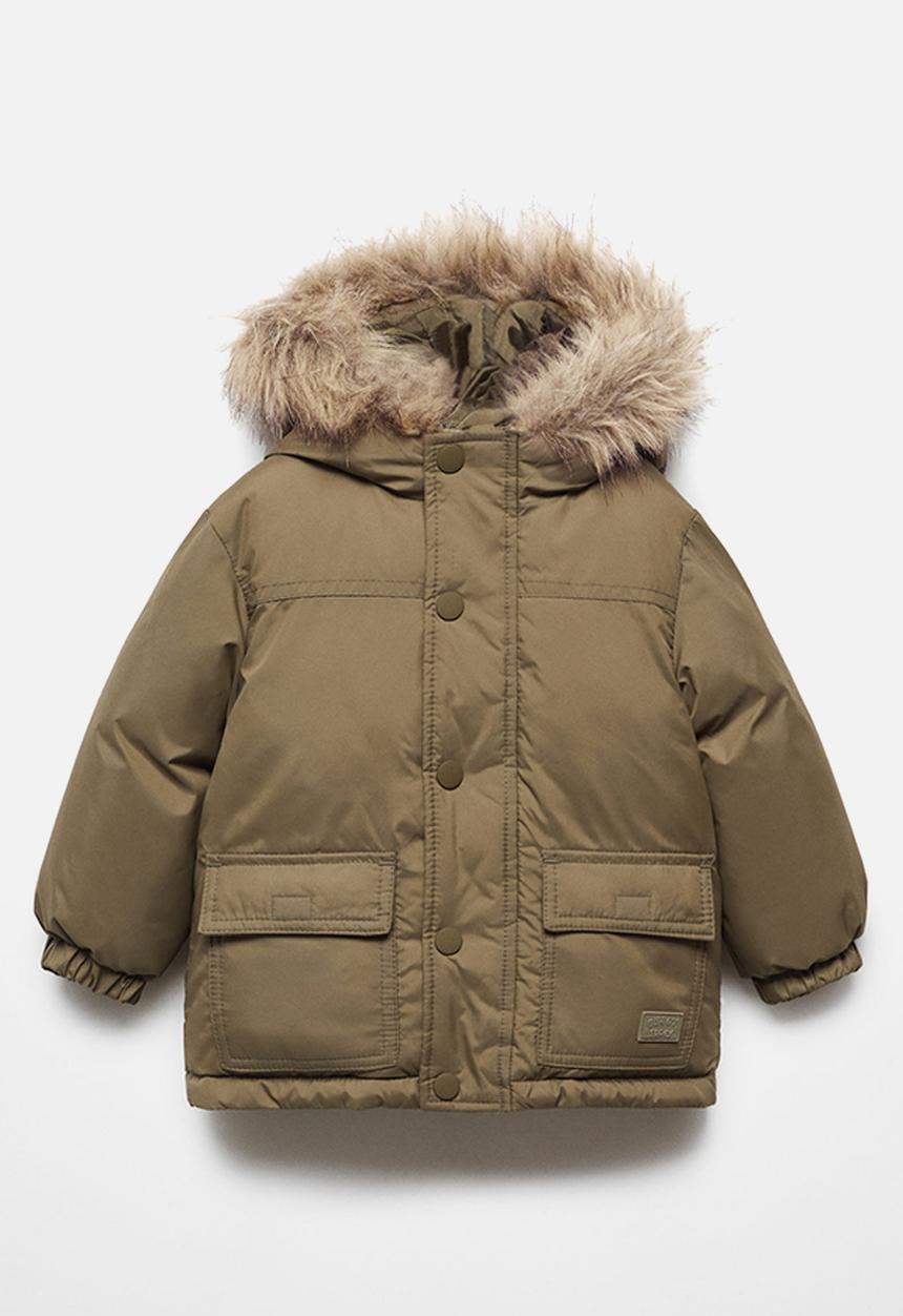 MANGO - Anorak sergi - khaki