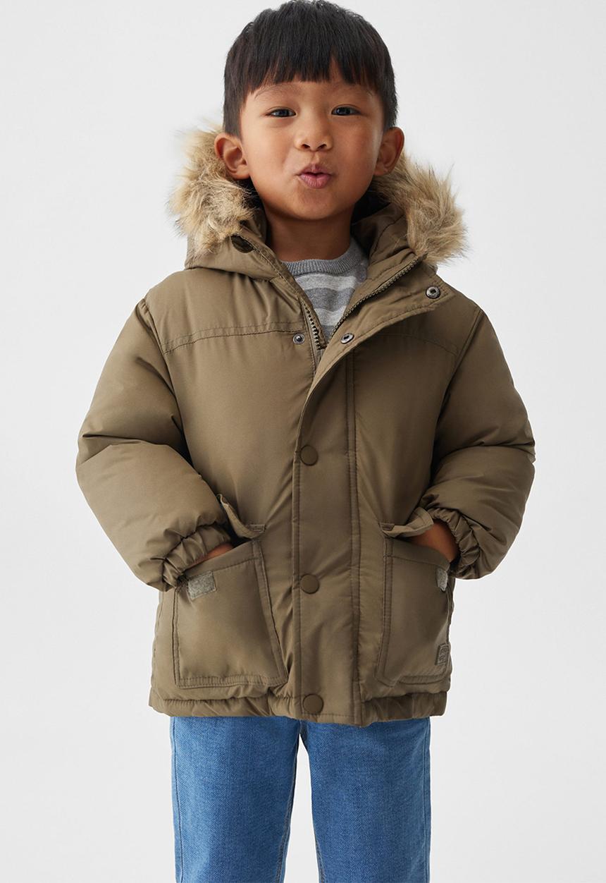 MANGO - Anorak sergi - khaki