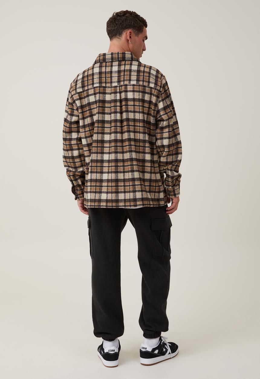 Cotton On - Cargo loose fit track - black 