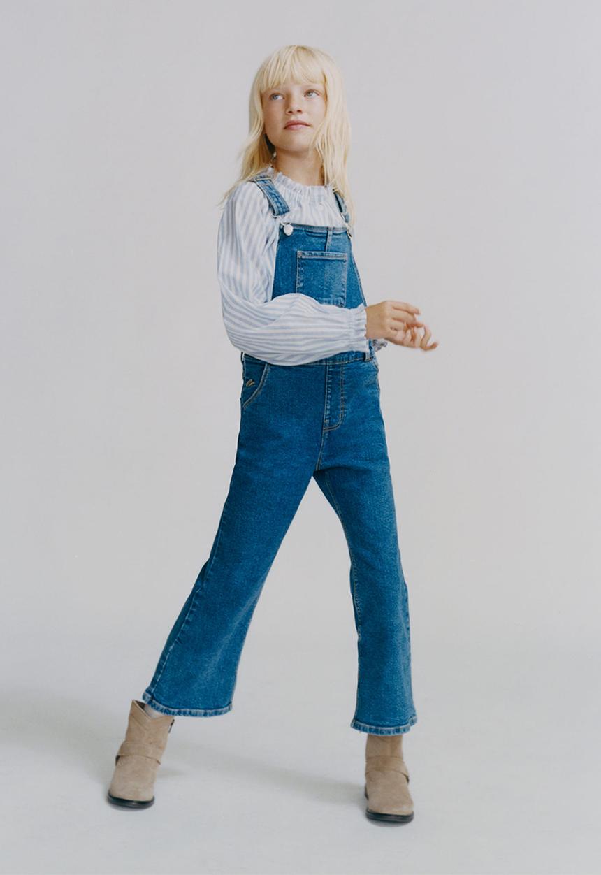 MANGO - Dungarees minerva - blue