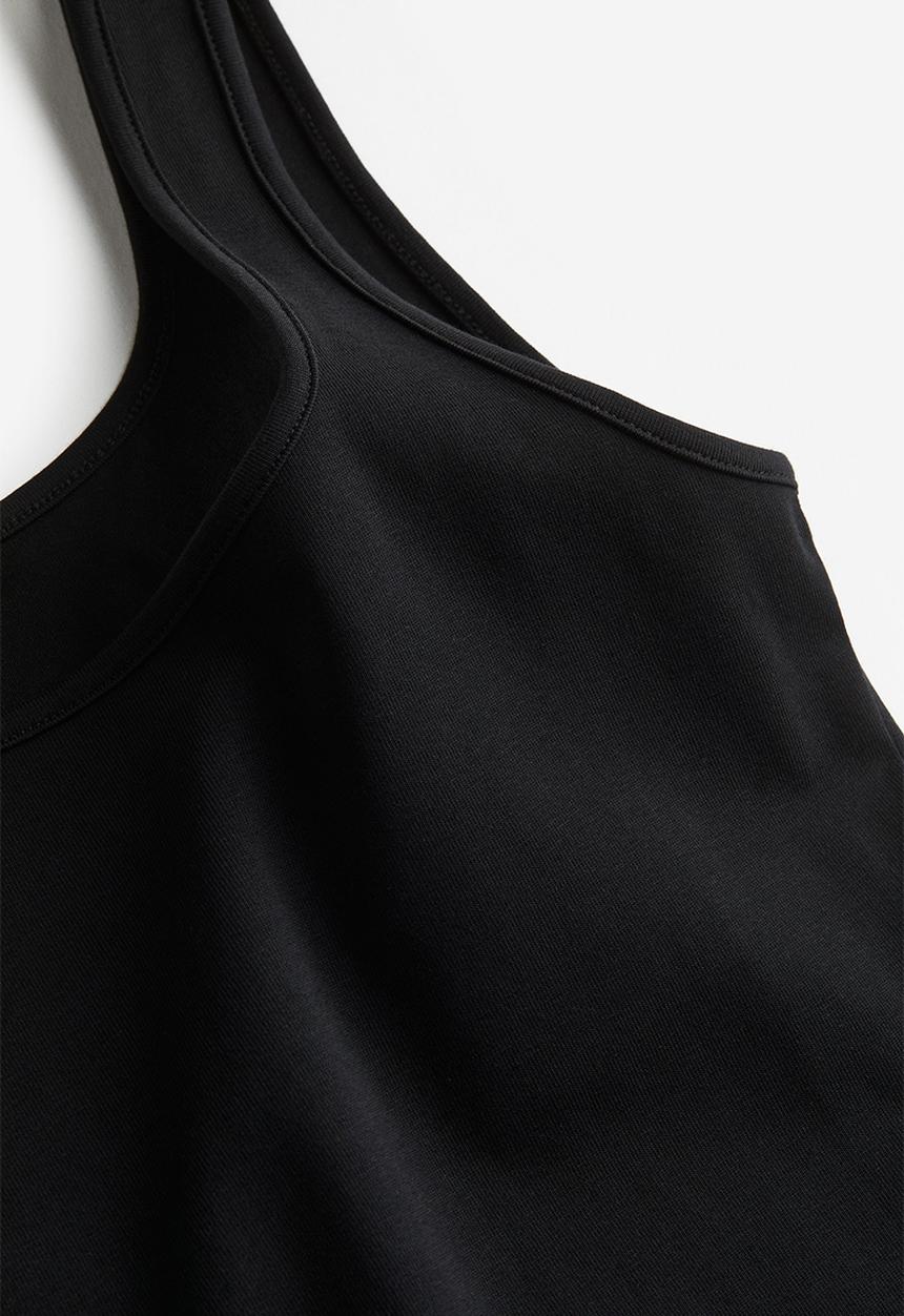 H&M - Jersey bodycon dress - black