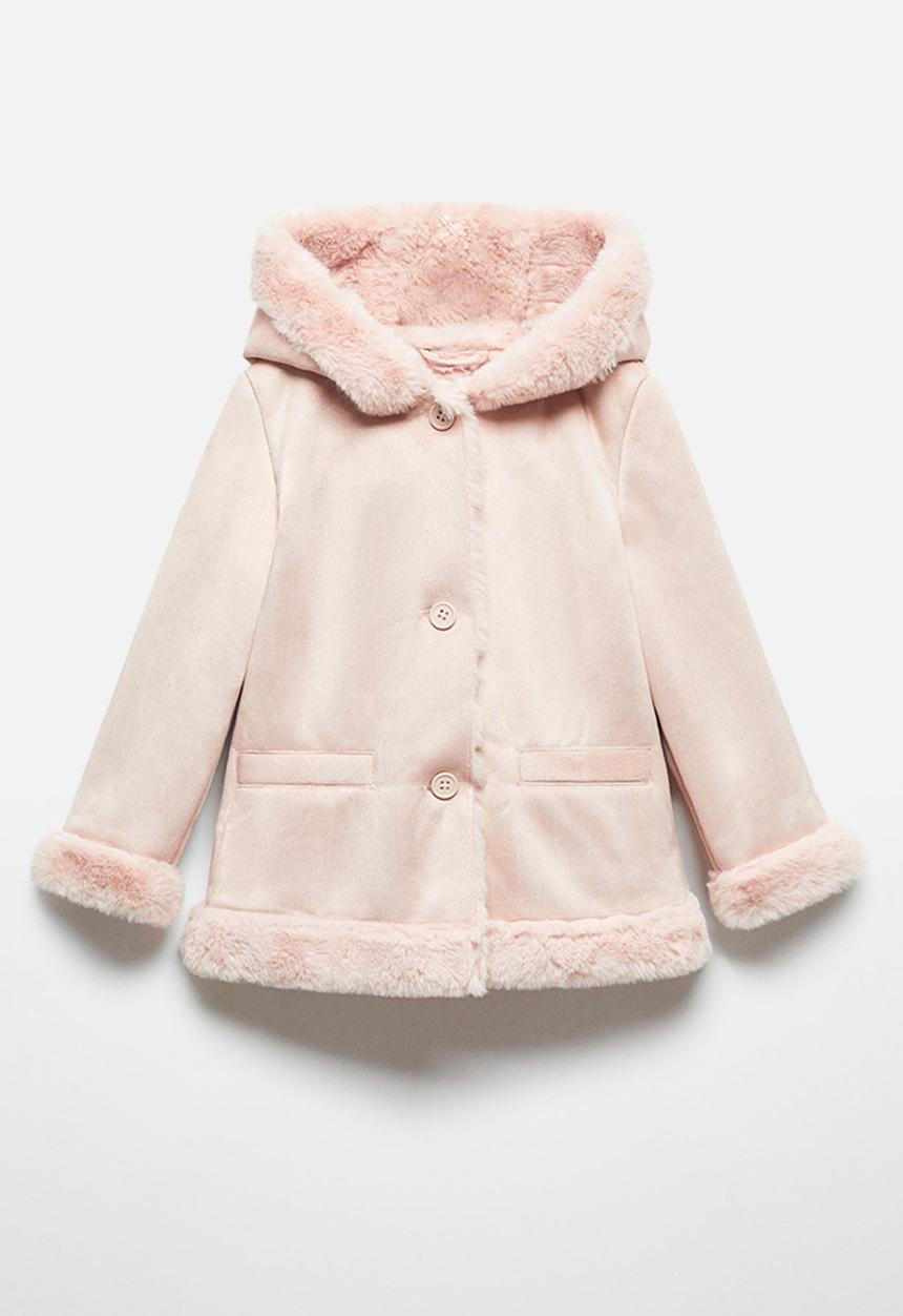 MANGO - Coat leonora - light pink