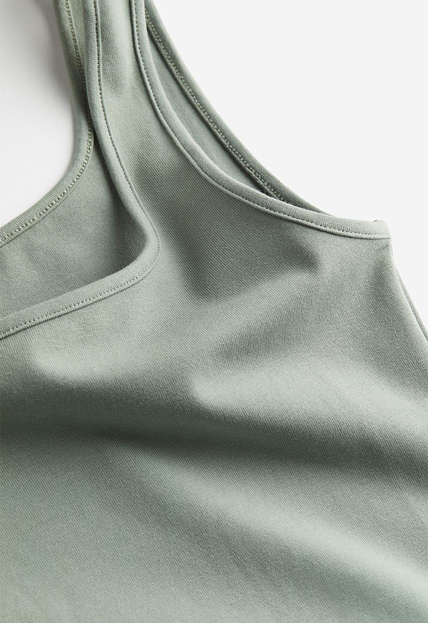 H&M - Jersey bodycon dress - green