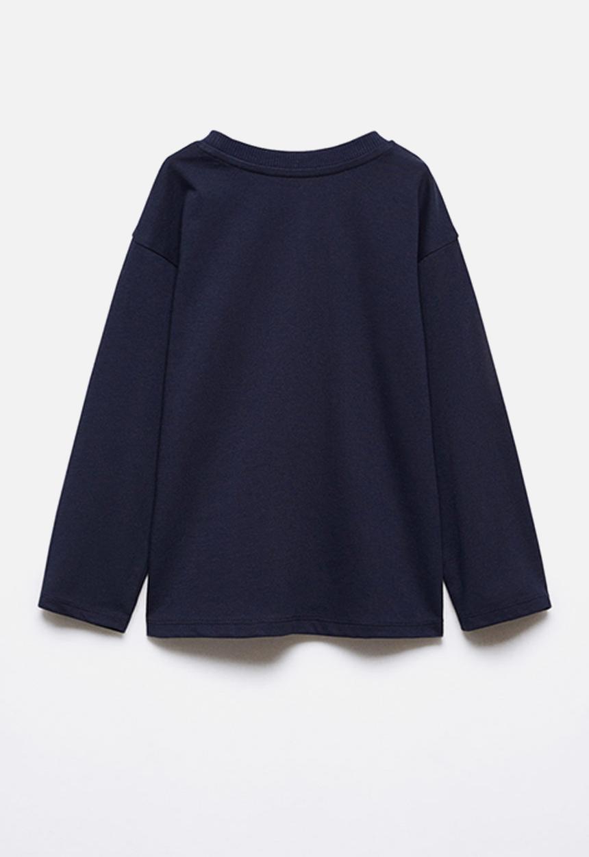 MANGO - T-shirt pygorra - navy