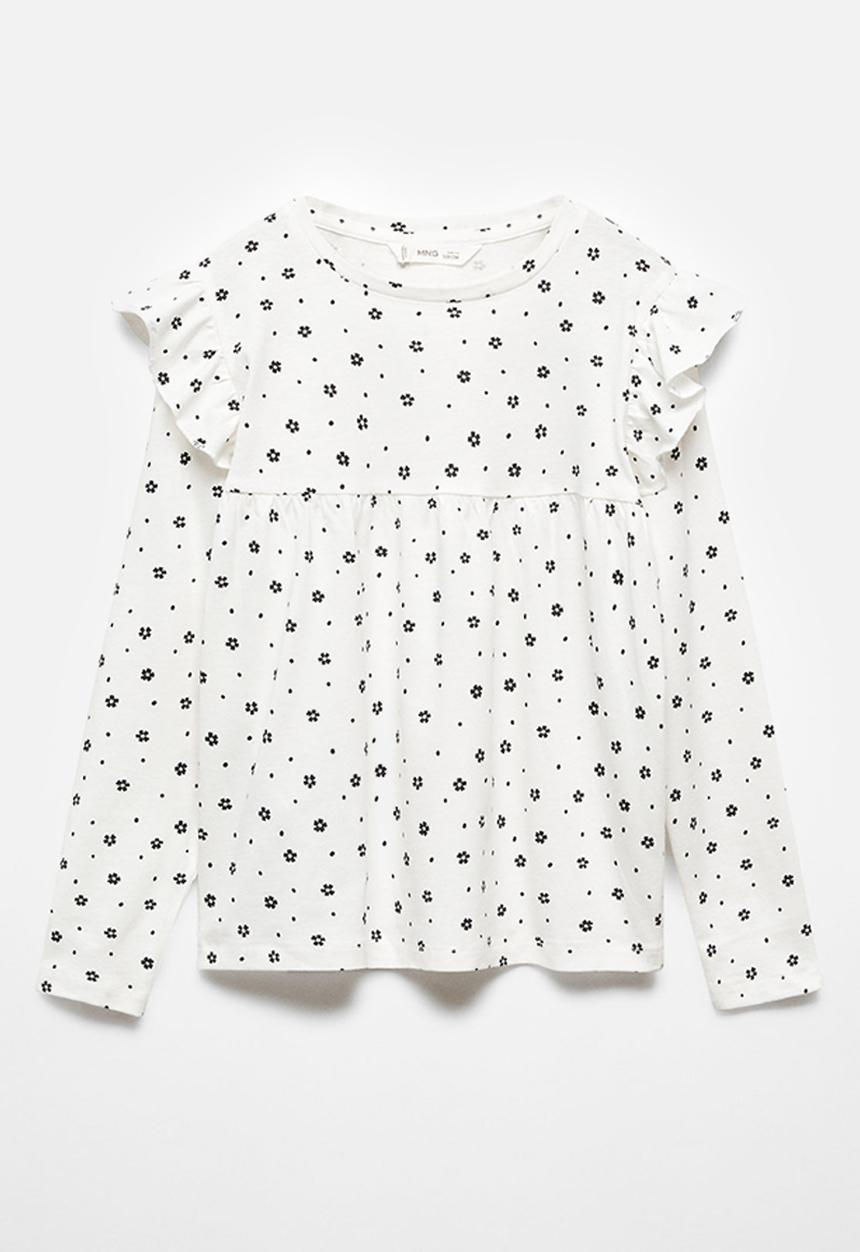 MANGO - T-shirt ale - natural