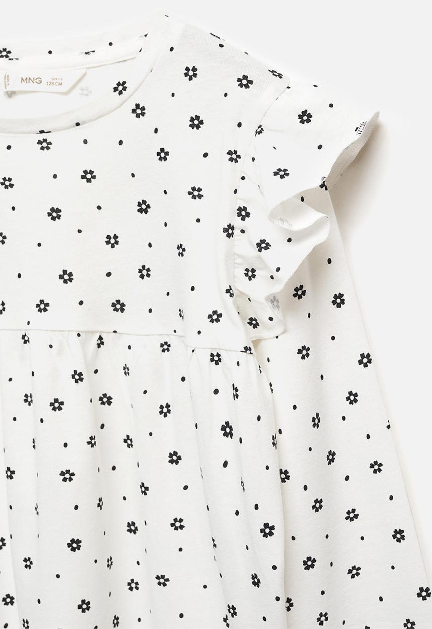 MANGO - T-shirt ale - natural