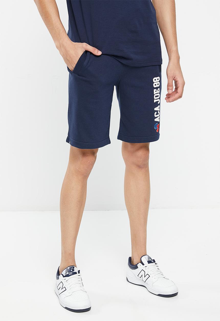 Aca Joe - Mens aca joe french terry elasticated side - dress blue