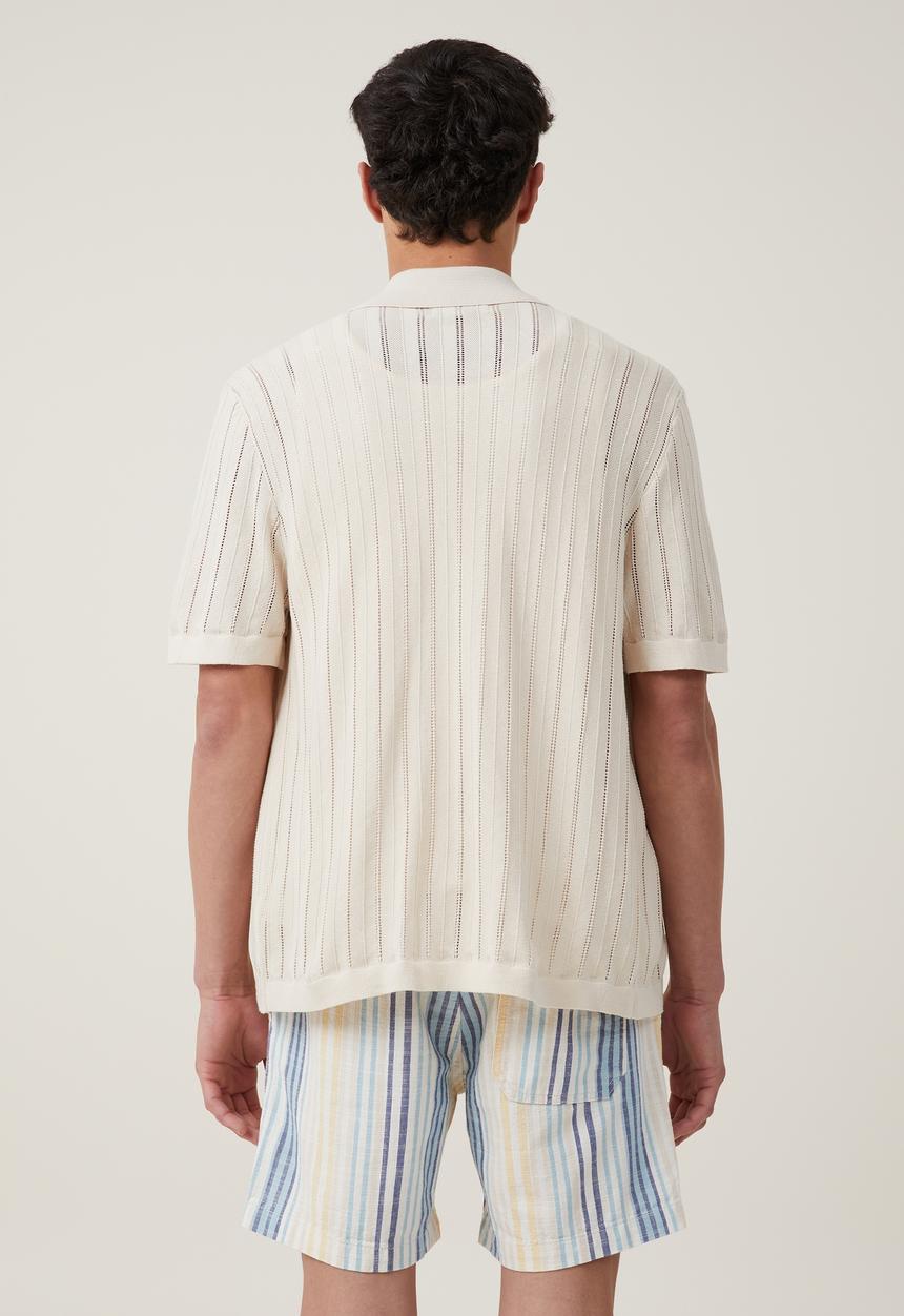 Cotton On - Easy short - blue busy stripe 