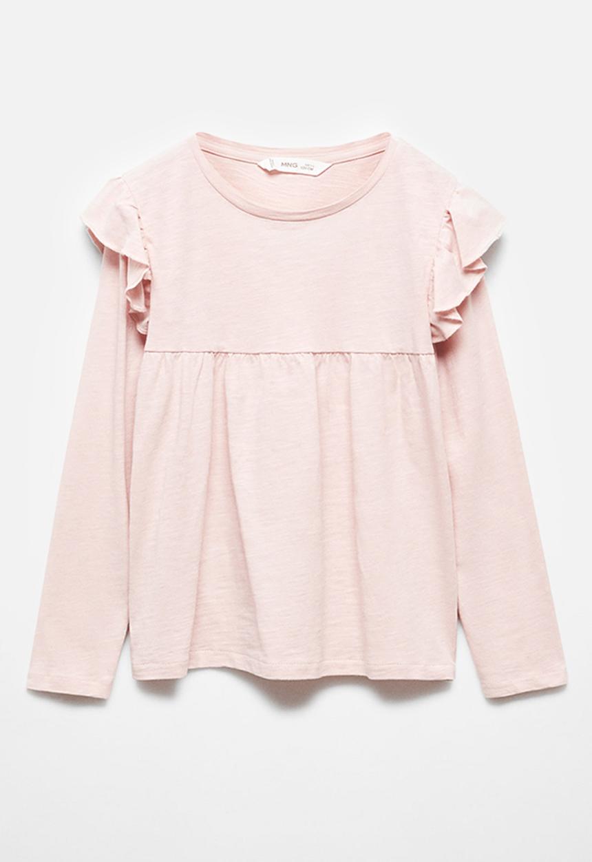 MANGO - T-shirt ale - pink