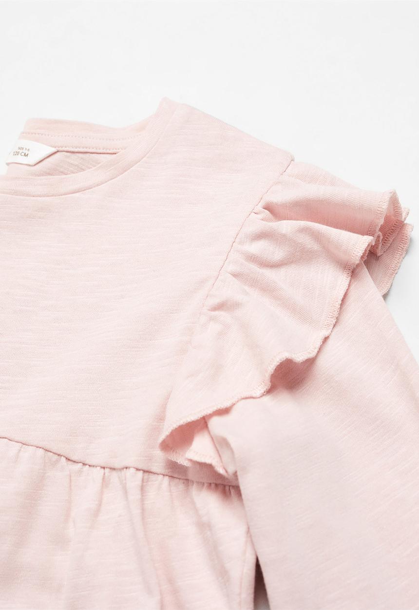 MANGO - T-shirt ale - pink