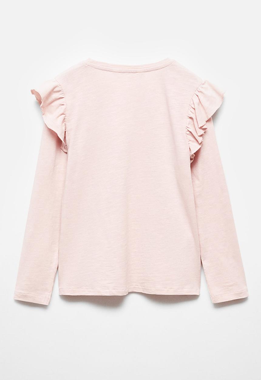 MANGO - T-shirt ale - pink