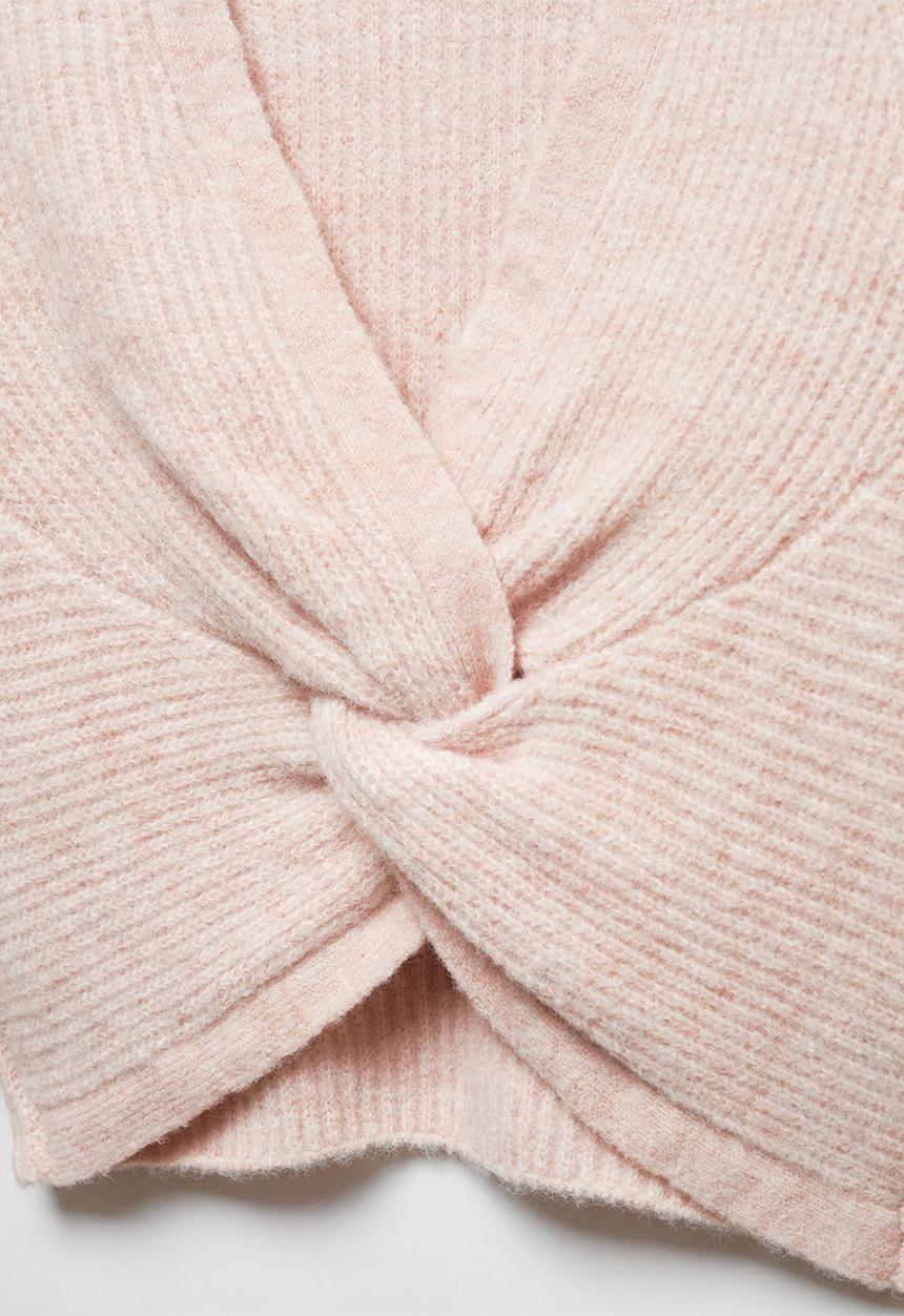MANGO - Sweater reverse - pastel pink