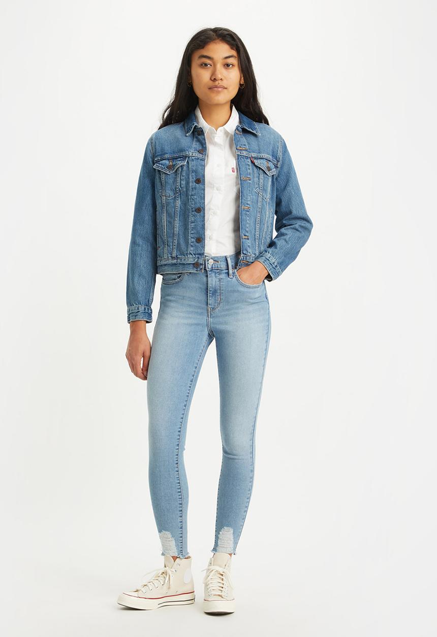 Levi’s® - 720 hirise superskinny z frozen solid - light indigo