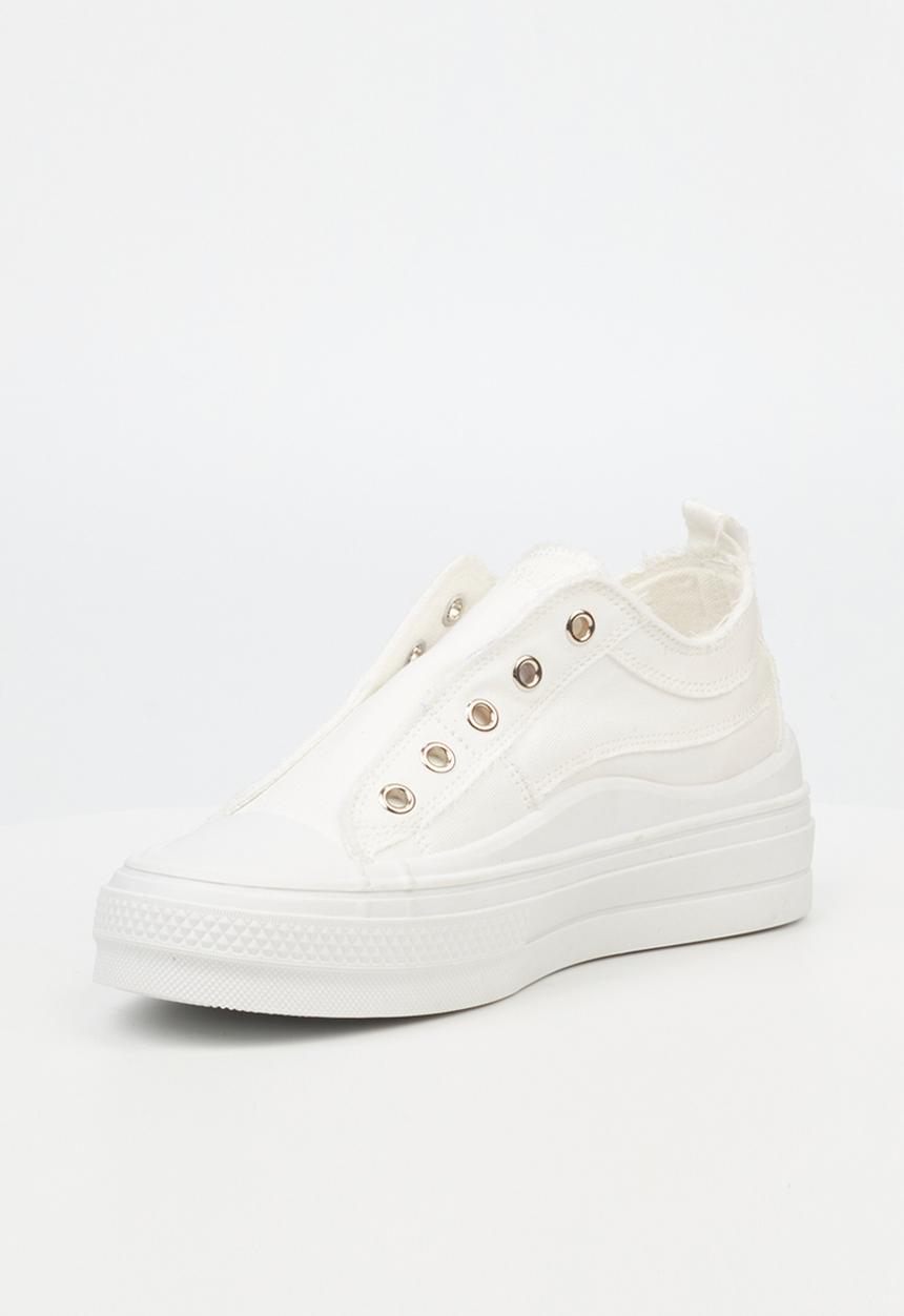 Butterfly Feet - Wave4 platform sneaker - white