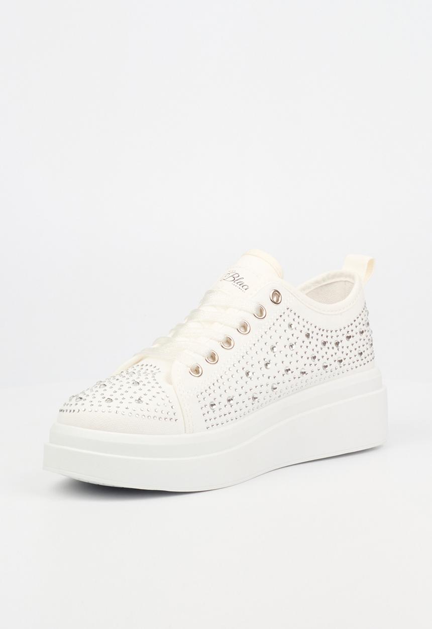 Miss Black - Zora3 platform sneaker - white
