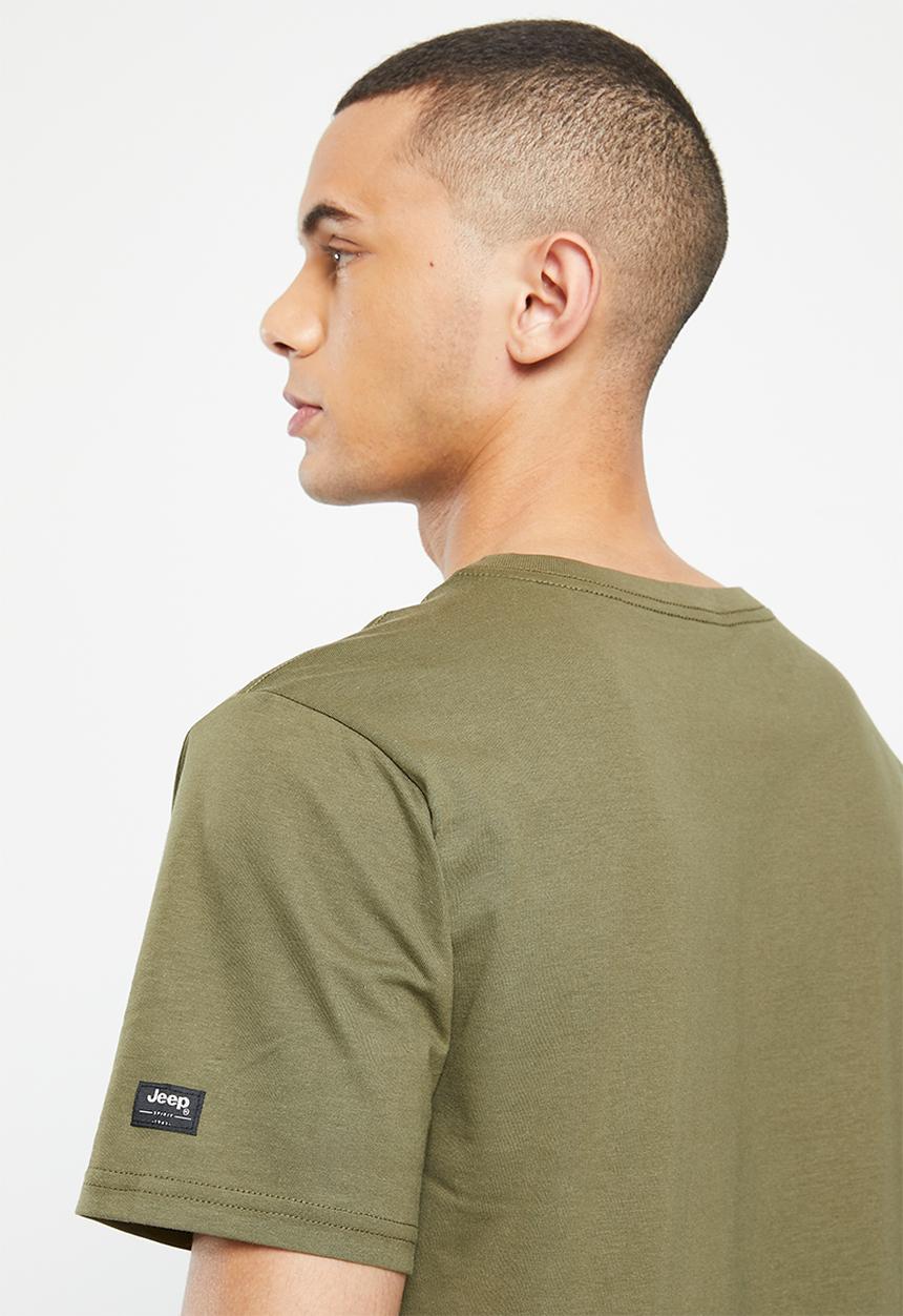 JEEP - Fashion graphics tee - fatigue