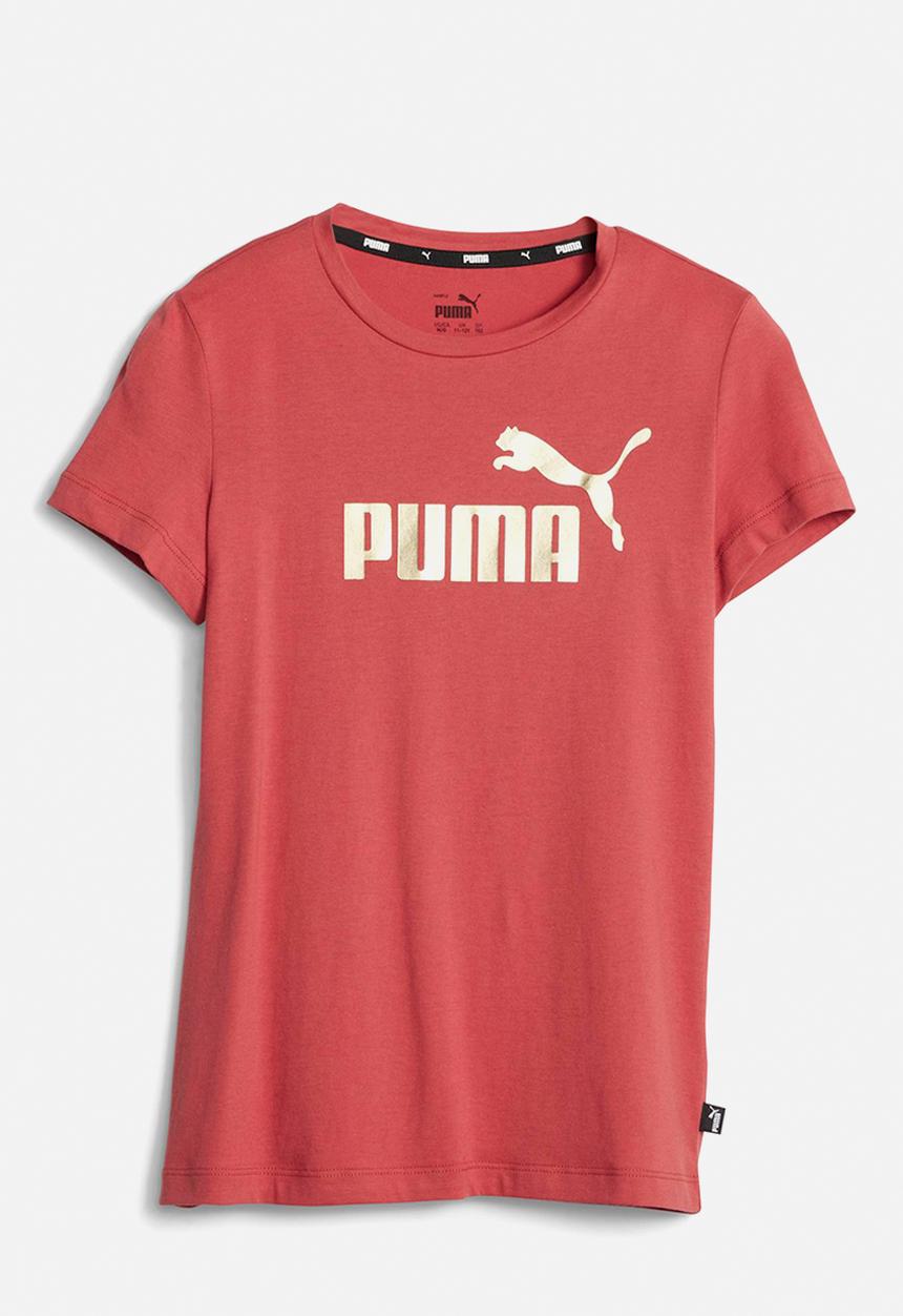 PUMA - Ess+ logo tee g - astro red