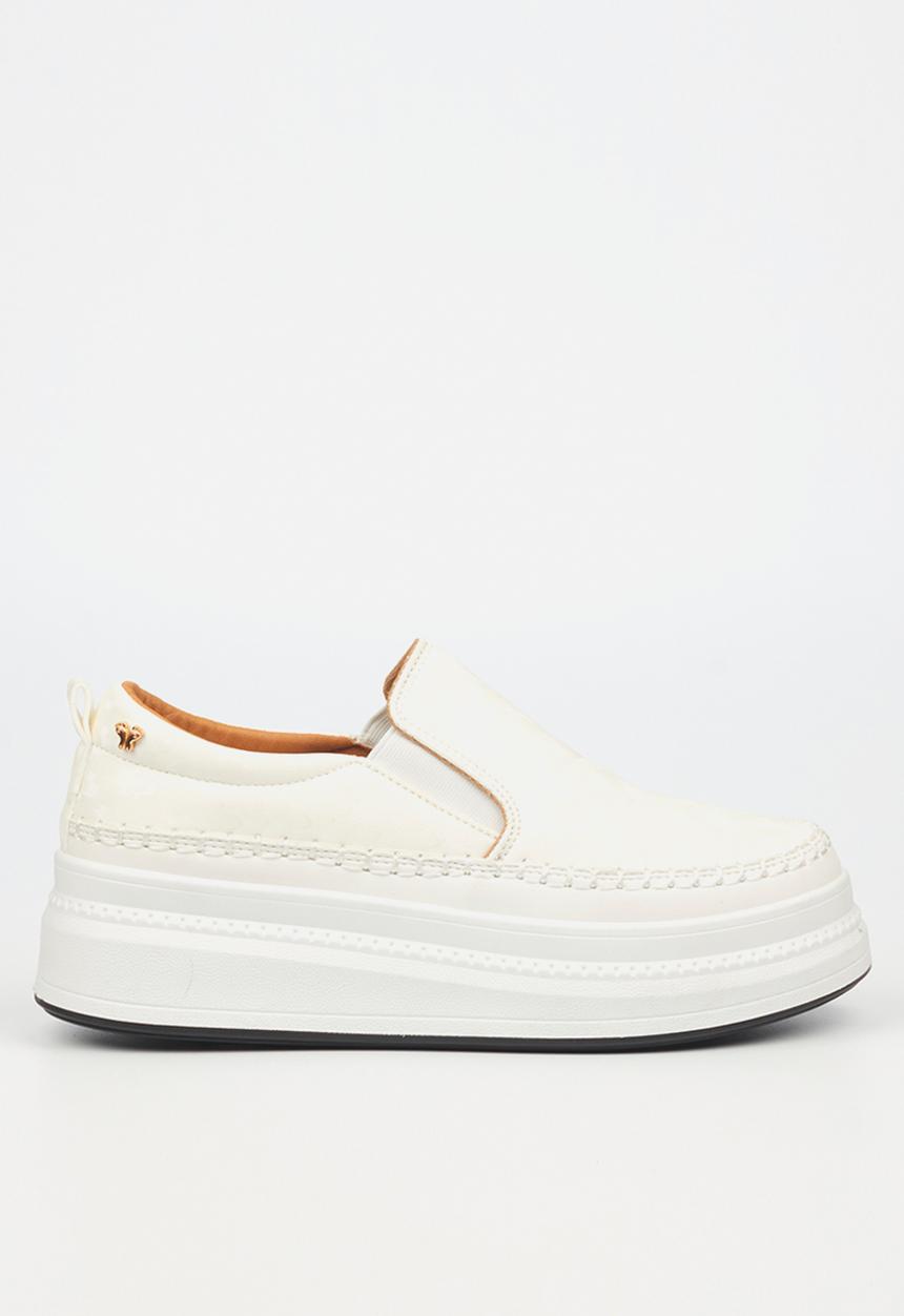 Butterfly Feet - Senhora11 platform sneaker - white