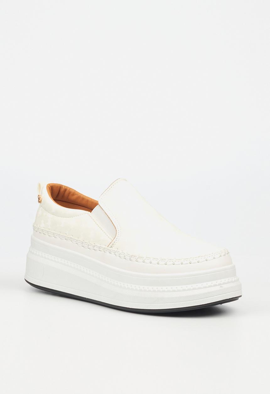 Butterfly Feet - Senhora11 platform sneaker - white