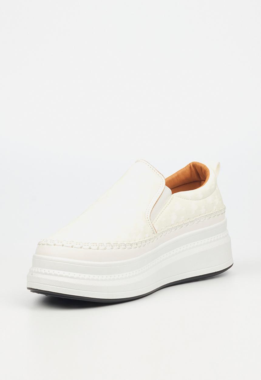 Butterfly Feet - Senhora11 platform sneaker - white