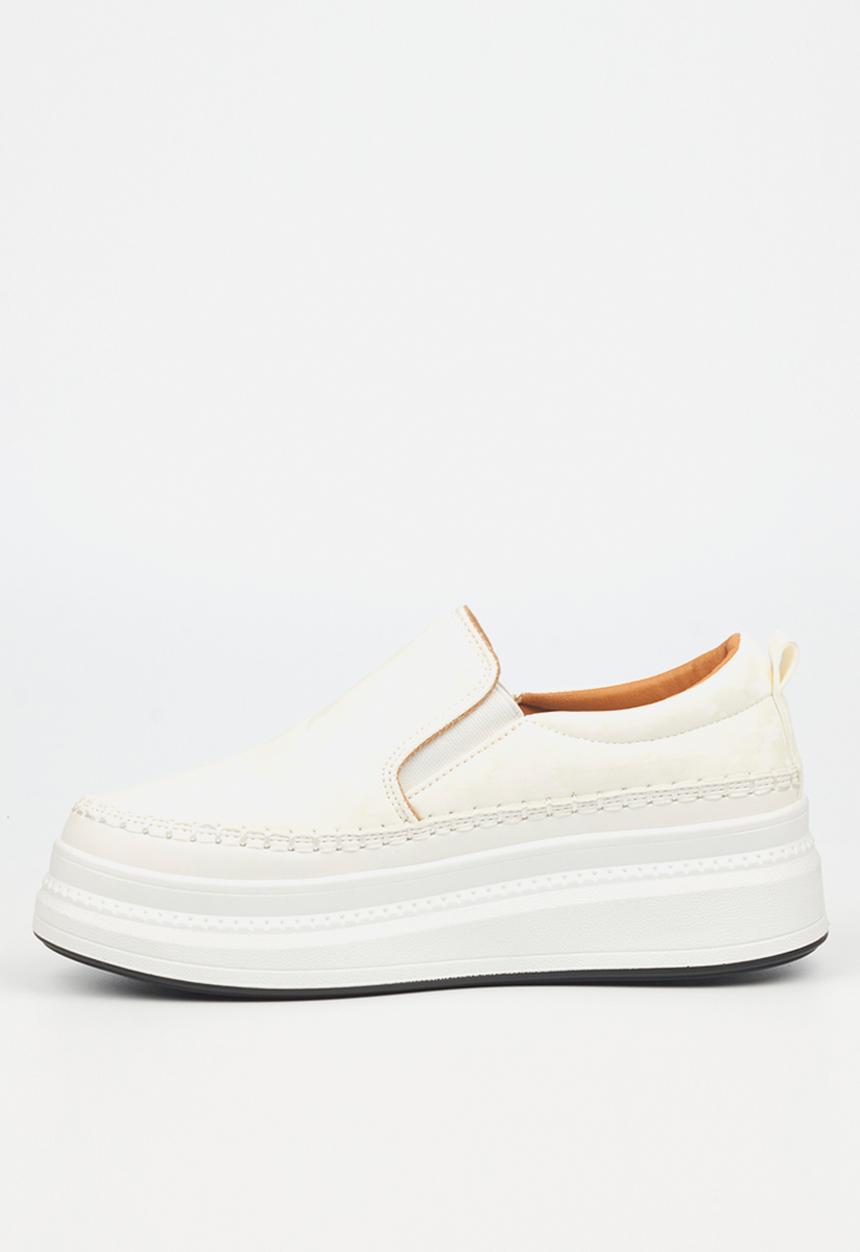 Butterfly Feet - Senhora11 platform sneaker - white